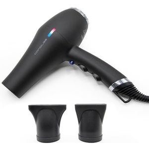 Corioliss Professional Ionic FLOW Power haardroger Zwart Chroom 2200 W 3 temperatuurstanden en 2 snelheidsstanden