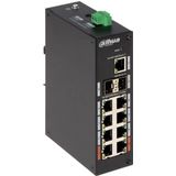 Dahua Technology PFS3211-8GT-120 netwerk-switch Unmanaged L2 Gigabit Ethernet (10/100/1000) Power over Ethernet (PoE) Zwart