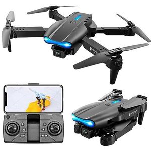 Opvouwbare Mini RC-drone, Obstakelvermijding Quadcopter, HD Dubbele Camera 4K Luchtfotografie RC-vliegtuigen, Ondersteuning Wifi-app, Cadeaus voor Kinderen en Volwassenen