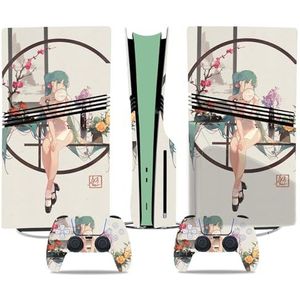 Voor PS5 PRO Skin Digital Edition Console En Controller Vinyl Cover Skins Wraps Krasbestendig, Compatibel Met Voor PS5 Digital Edition Pro 57193 Geen Schuimvorming Bubbelvrij