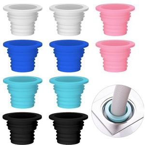 10 stuks anti-geurafdichtring, siliconen afvoerstop, afvoerstop, afvoerstop, afvoerstop, vloerafvoerstop, wasmachine-afvoerstop, geschikt voor toilet, badkamer en keuken
