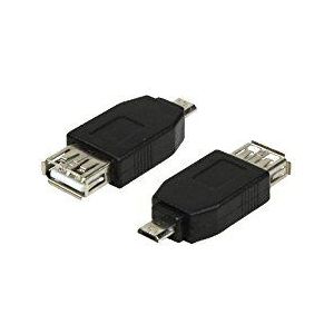 LogiLink AU0029 USB-adapter, USB 2.0, Micro B male naar USB A female