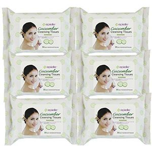 Epielle Cucumber Cleansing Tissues Voorbevochtigde doekjes van Epielle