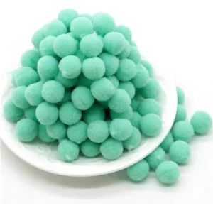 8/10/15/20/25/30mm Mini Pluizige Zachte Bal Handgemaakte Kinderspeelgoed Bruiloft Kerst Decor DIY Naaien Craft Supplies-09 lichtgroen-30mm 20g 21pcs