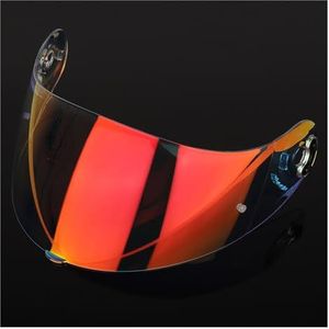 Motorhelm vizier lens, Helmvizier, X-lite X-803 X-803RS UCX802 UV Windscherm Motorhelm Vizier C-as-co Motoraccessoires X-803 RS (Blauw)(Clear Revo Red)