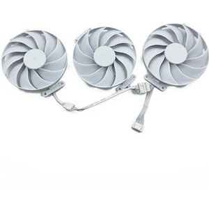 CF9015U12D 7PIN RTX4070 Ti GPU vervangende ventilator voor Asus voor GeForce RTX 4070 SUPER TUF WHITE OC grafische(3-Fan)