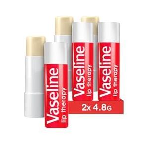 Vaseline Lip Therapy Rosy I Getinte Lippenbalsem met amandel- en rozenolie I Dubbele verpakking (4.8 g (2 Stukken))