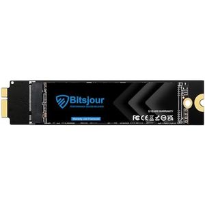 Bitsjour 512 GB SATA SSD Vervanging voor 2010 2011 Apple MacBook Air 11 inch A1370 EMC 2393/2471, 13 inch A1369 EMC 2392/2469, 3D NAND TLC interne harde schijf upgrade opslag en snelheid, MacOS