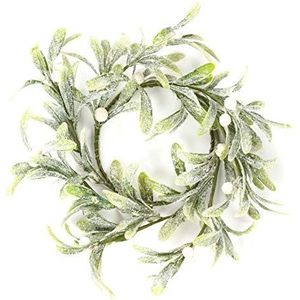 Kerst Ronde Mistletoe Krans 20cm - Deur Decoratie