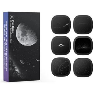 Realistic Discs - Discs for Ainael Galaxy Projector, 5k Ultra HD Slide for Home Planetarium, 6 Discs Set without Projector (Galaxy)
