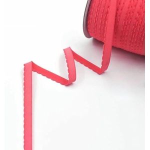 BH-band elastiek 3/8"" 1/2"" 5/8"" 10mm 13.0mm 15mm Pluche schouderband Ondergoed Lingerie Naaiwerk Afwerking 2 5 10 Yard-Rood-13.0mm-10 Yards