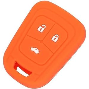 QWLEYCHN afstandsbediening autosleutel cover siliconen hoes, voor Chevrolet Sonic 2012-2013 zonder logo 3 knoppen
