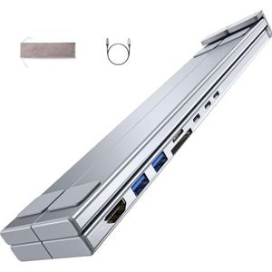 Multiport SDTF Kaartlezer USB3.0 4K USB C Hubs voor Bureau, School, Huis