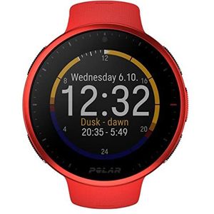 Polar Vantage V2 - Premium Multisport Smartwatch met GPS, Ingebouwde Hartslagmeting voor Hardlopen, Zwemmen, Fietsen, Fitness, Krachttraining - Muziekbediening, Weer, Slimme Meldingen,Rood