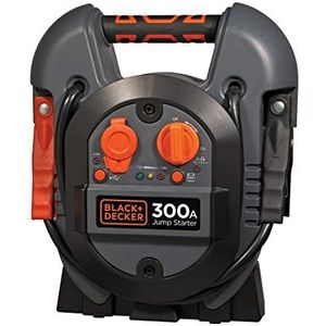 BLACK+DECKER - Jumpstarter J312BE - Donkergrijs - 12V/300A - Acculader