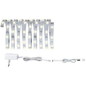 Paulmann 704.28 70428 Functie YourLED ECO basisset 3 m warmwit 6,8W 230 / 12V laagspanning 12V laagspanning A 70428 LED lichtlijst lichtstrip lichtslang, 300 x 10.5 x 0.25 cm, Wit