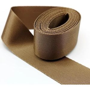 Nylon banden, katoen banden 2 Yards 32mm Band Nylon Webbing Rugzak Band Naai Tas Riem Accessoires Webbing Band(Coffee)