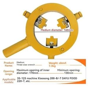 Graafmachine Heftruck Onderhoudsreedschap Cilindersleutel Hydraulische Cilinder Verwijderingsreedschap Oliekeerring Zuirmoer Vervanging Hydraulisch gereedschap(35-120 machines)