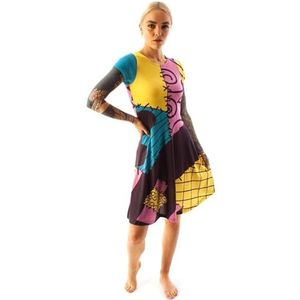 Nightmare Before Christmas Sally Kostuumjurk met korte mouwen dames L