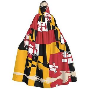 SSIMOO Maryland Flag Exquisite Vampire Mantel voor rollenspel, gemaakt voor onvergetelijke Halloween-momenten en meer
