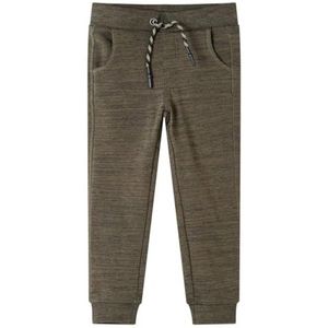 vidaXL - Kinderjoggingbroek - Donker Kaki - 140 - Gemêleerd