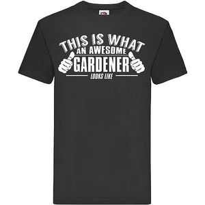This is What an Awesome Gardener Looks Like Mens Women T Shirt 100% Cotton overhemden(Small)