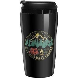 Camping Wandelen Koffie Mok met Deksel Dubbelwandige Water Fles Reizen Tumbler Thee Cup voor Warm/Ijs Dranken 250ml