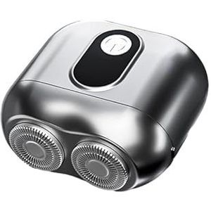 Draagbare Scheerapparaat Reizen Roterende Scheermes Bijgesneden Baard Draadloze Nat & Droog Hoge Snelheid