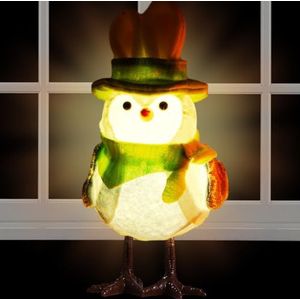 Gevulde Vogel,Kunstmatige vogels speelgoedpop - Lichtgevende tafeldecoraties, huisdecoratie, decoratieve rekwisieten, verzamelspeelgoed, kerstverjaardagscadeaus Bittu