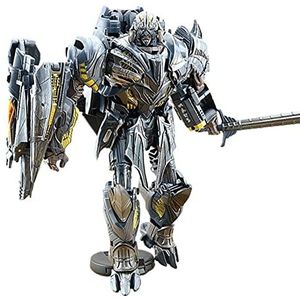 Transformbots Toys - Transformbots - Mega Tyrant beweegbaar poppenspeelgoed, vervormingsrobots, militaire bases, inclusief hoofdgravures en vliegtuigmodellen met een hoogte van inch
