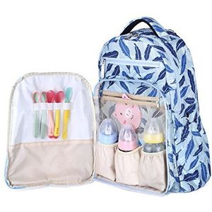 BigForest luiertas rugzak Maternity Multifunctional Mummy Large capacity backpack Travel Tote Bag Baby diaper Handbag Nappy Changing Bag sky blue