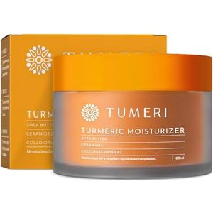 TUMERI Curcuma Face & Body Moisturizer 60ml Voedende en Hydraterende Gezichtscrème voor Droge Huid