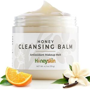Honeyskin - Honey Makeup Cleansing Balm - Gezichts- en Oogmake-up Remover voor de gevoelige huid - Gezichtsreinigingsgel - Hyd