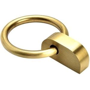 OXFMXVBTR Gouden Massief Messing Victoriaanse Drop Ring Pull Handgrepen Vintage Metalen Pull Handgrepen Gate Handgrepen Hardware Set Meubels Garderobe Lade
