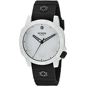 Nixon Men's 'Ranger 40 SW IP' Quartz Stainless Steel and Silicone Watch, Color:Black (Model: A468SW-2243)