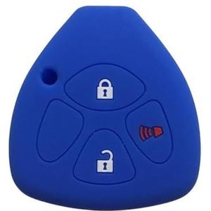 DINGYXIN Siliconen Sleutel Cover Case Houder, voor Toyota Corolla Auris Hilux Camry 40 50 RAV4 Symbool Vitz Yaris Icoon Porte Afstandsbediening Sleutel Cover