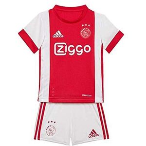 adidas Amsterdam Miniset, seizoen 2020/21 AJAX H, voor baby's, uniseks, wit/rood, maat 80