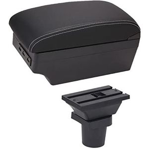 Auto Armsteun Opbergdoos Voor VW Voor UP Auto Armsteun Doos Middenconsole Opbergdoos USB Auto Armsteun Doos Accessoire Armsteun Opbergdoos(C3 7 USB)