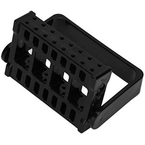 Nail Drill Bit Display Organizer, Duurzame Nail Drill Bits Holder Geschikt Maat 16 Gaten voor Nail Salon Thuisgebruik:(zwart)