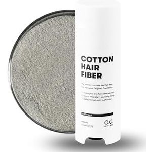 O.C. HAIRCARE Strooihaar voor haarverdichting, voor scheiding, kale plekken op het boven- en achterhoofd, aanbevolen door toonaangevende salons, 11 kleuren, duurzaam strooihaar (lichtgrijs)