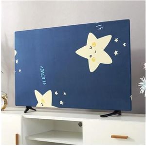 WLTYSM Tv-hoes, tv-hoes, bescherming, stofkap, huishouden, hangende tv, stofkap, polyester hoes, 72-137 cm, universele tv-displaybeschermers voor woningdecoratie, B, 60 inch