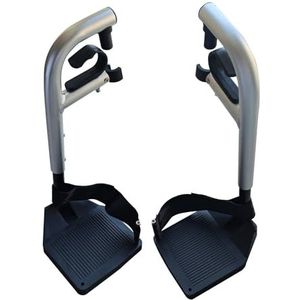 Economy voetsteun voor rolstoelen, duurzame rolstoelvoetsteun, krasbestendig, afneembaar handmatig rolstoelvoetpedaal