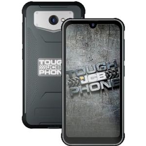JCB Toughphone, robuuste 5,7 inch smartphone, Android 13, ontgrendelde dual-sim, 20MP-camera, TP231