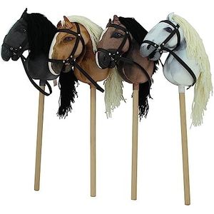 Haasenstrauch Sweety Toys Hobby Horse stokpaard geschikt voor hobbyhorsing (wit)