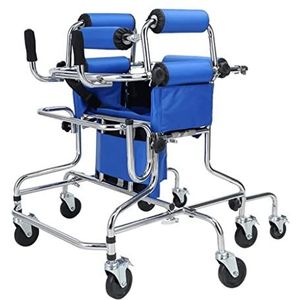 Opvouwbare rechtopstaande rollator voor kinderen met zitkussen en rugleuning In hoogte verstelbare valbestendige loophulpmiddelen Gewicht 265 lbs (120) Decoration