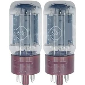De 5881 buis vervangt de EL34 5881A 6L6 350C 6L6GC 6P3P HIFl audio-versterker (2 stuks gematchte paren)