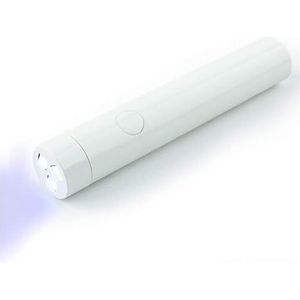 Nagel droger USB Mini Draagbare Zaklamp Led Lichttherapie Machine Gel Nageldroger met Batterij Nagellamp Perfect cadeau (Color : Blanc)
