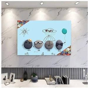 WLTYSM TV Cover Catoon TV Cover Bescherming Stofkap Huishoudelijke Opknoping TV Doek 32 tot 70 Inch Universele Decoratie TV Display Protector (11,6 inch (136 x 90 cm))