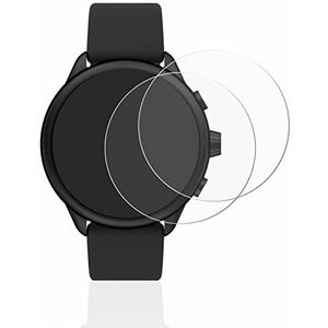 BROTECT 2x Schermbeschermer voor Fossil Smartwatch Wellness (Gen 6) Hybrid Screen Protector Transparant