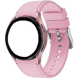LUGEMA 20mm siliconen band compatibel met Samsung Galaxy horloge 4 40mm 44mm klassieke 46mm 42mm sport armband Samsung Galaxy horloge 5 44mm 40mm band (Color : Pink, Size : Galaxy Watch 5 40mm)